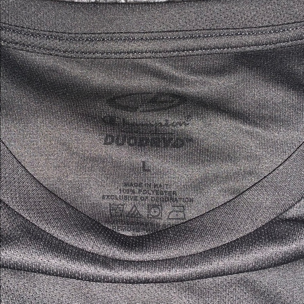 Champion Duo Dry tee size L in Railroad Gray NWT - Picture 2 of 3